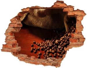 Nálepka díra na zeď beton Zrnka kávy nd-c-6552955