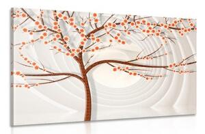 Obraz moderní strom na abstraktním pozadí - 120x80 cm