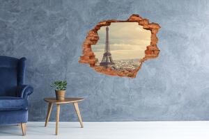 Fototapeta díra na zeď 3D Eiffelova věž Paříž nd-c-67211214