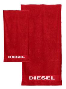 SADA RUČNÍKŮ A OSUŠEK, červená Diesel - Ručníky na ruce, Online Only