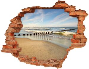 Nálepka fototapeta 3D Pláž Baltské moře nd-c-69300790