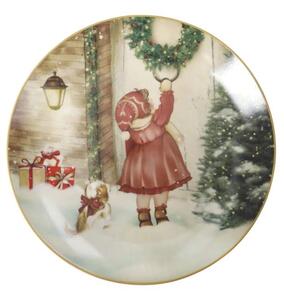 Tác na cukroví Kolednice 30cm Cuccioli Brandani (barva -barevná s motivem)