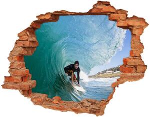 Fototapeta díra na zeď 3D Surfař na vlně nd-c-70293058