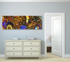 Obraz plný abstraktního umění - 120x40 cm