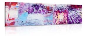 Obraz fialová textura - 120x40 cm