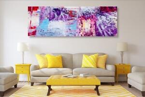 Obraz fialová textura - 150x50 cm