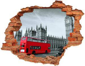 Fototapeta díra na zeď 3D Londýnský autobus nd-c-70683213