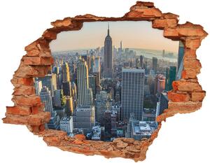 Fototapeta díra na zeď 3D Manhattan New York nd-c-70712483