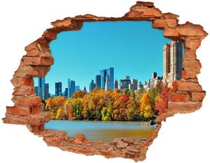 Fototapeta díra na zeď 3D New York podzim nd-c-70676089