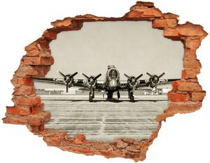 Foto fotografie díra na zeď Starý bombardér nd-c-70974591