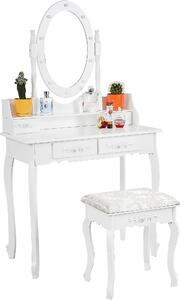 Aga Toaletní stolek se zrcadlem + taburetem MRDT03