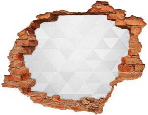 Díra 3D fototapeta nálepka Zničená zeď s výhledem do prázdna nd-c-71364312