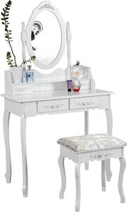 Aga Toaletní stolek se zrcadlem + taburetem MRDT02