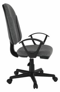 Kancelářská židle DEVRI — látka, šedá
