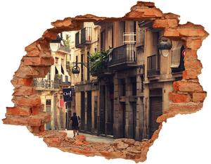 Fototapeta díra na zeď 3D Ulice Barcelony nd-c-72532408