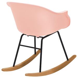 Houpací růžová židle HARMONY