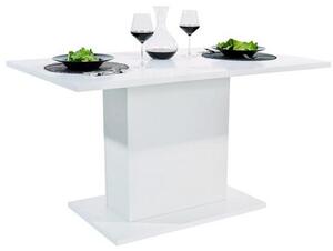 Jídelní stůl ANITA 1 bílá/bílý lesk