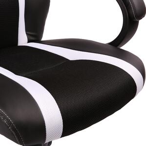 Tresko Herní židle Racing RS025 Black - White
