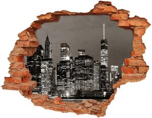 Fototapeta díra na zeď 3D Manhattan New York nd-c-73438159
