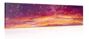 Obraz olejomalba nebes - 120x40 cm