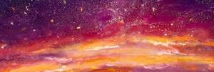 Obraz olejomalba nebes - 120x40 cm