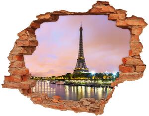 Fototapeta díra na zeď 3D Eiffelova věž Paříž nd-c-73567490