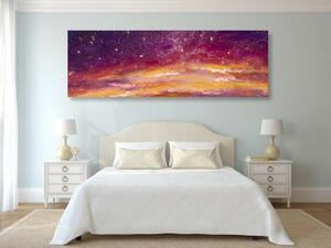 Obraz olejomalba nebes - 150x50 cm