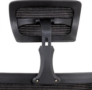Kancelářská židle Autronic B1083 BK — černá látka / černá síťovina
