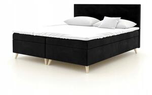 Čalouněná postel BLAIRE - 160x200, černá