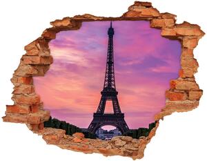 Fototapeta díra na zeď 3D Eiffelova věž Paříž nd-c-74472926