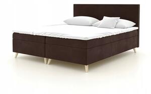 Čalouněná postel BLAIRE - 160x200, hnědá