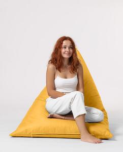 Atelier del Sofa Zahradní sedací vak Pyramid Big Bed Pouf - Yellow, Žlutá