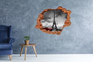 Fototapeta díra na zeď 3D Eiffelova věž Paříž nd-c-76327230