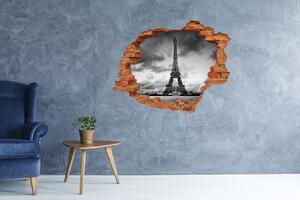 Fototapeta díra na zeď 3D Eiffelova věž Paříž nd-c-76327213
