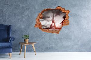 Fototapeta díra na zeď 3D Eiffelova věž Paříž nd-c-76327253