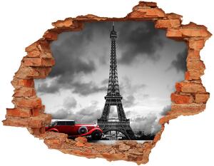 Fototapeta díra na zeď 3D Eiffelova věž Paříž nd-c-76327230