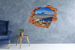 Fototapeta díra na zeď 3D Neapol Itálie nd-c-77621393