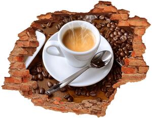 Nálepka díra na zeď Aromatická káva nd-c-78269742