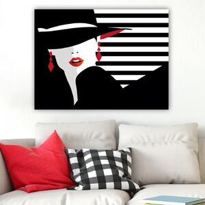 ASIR Nástěnný obraz ŽENA plátno 100 x 70 cm