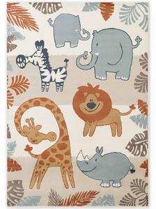 Hanse Home, Dětský koberec Adventures 106409 Cream Multicolor, 120x170, vícebarevná, dětský pokoj