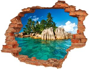 Nálepka fototapeta 3D výhled Tropický ostrov nd-c-78907278