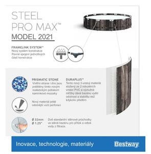Bestway Steel Pro Max Wood 3,66 x 1 m 5614X + Příslušenství
