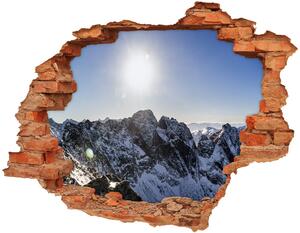 Nálepka fototapeta 3D výhled Zima v Tatrách nd-c-80482542