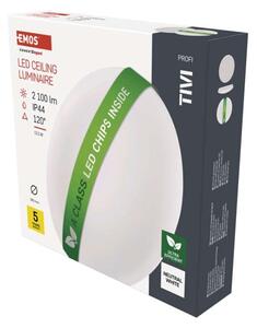 EMOS LED přisazené svítidlo TIVI, A CLASS, kruhové bílé 12,5W, IP44, neutrální bílá