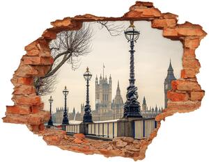 Fototapeta díra na zeď 3D Londýn podzim nd-c-81420238