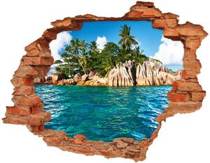Nálepka fototapeta 3D výhled Tropický ostrov nd-c-82172236
