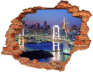 Fototapeta díra na zeď 3D Most v Tokiu nd-c-83069808