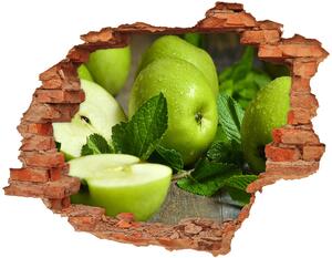 Samolepící nálepka beton Zelená jablka nd-c-83345203