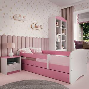 Babydreams | noční stolek | růžová/bílá