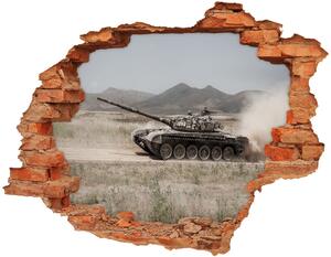 Fototapeta díra na zeď Tank na poušti nd-c-85502732